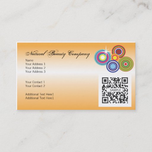 Customizable Business Card Template Perfume