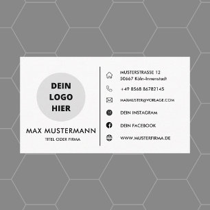 Business Card Template - Self-Designing