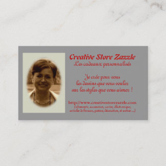Business card template to customize -