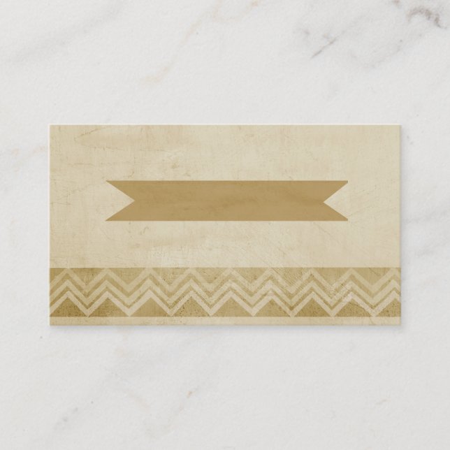 business card template vintage look distressed (Front)
