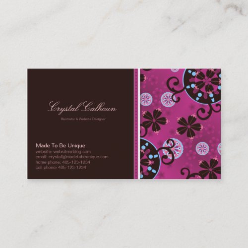 Business Card Template - Whimsical / Fun
