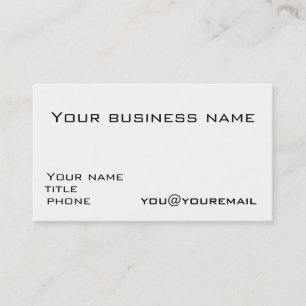 Business card template with social media icons