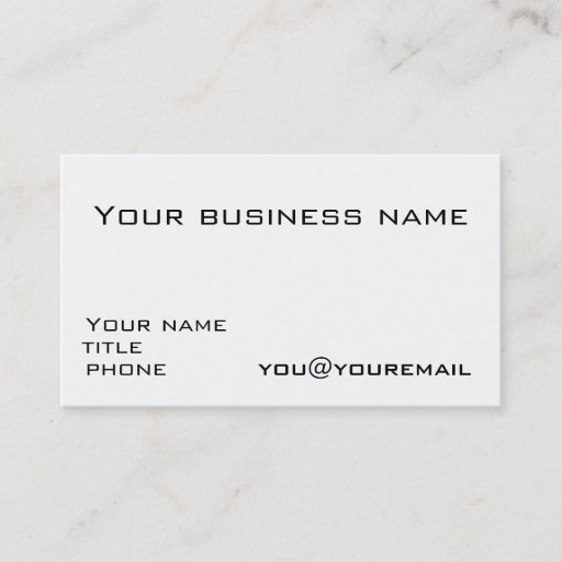 Customizable Business card template with social media icons
