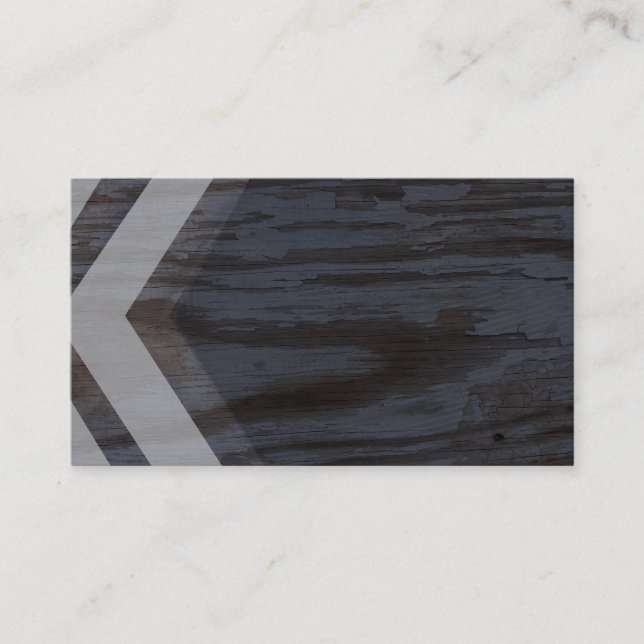 business card template wood pattern photo art (Front)