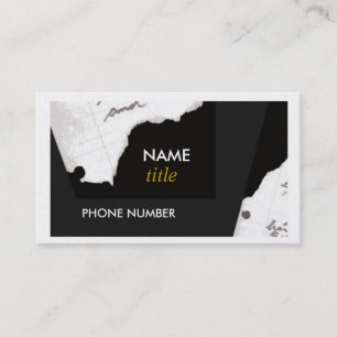 Business Card-Torn Edges Card