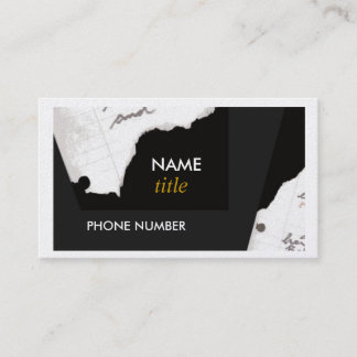 Business Card-Torn Edges Card