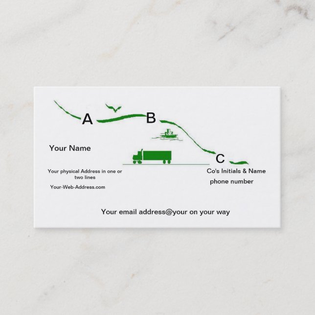 Business Card Transportation Services (Front)