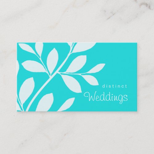 Business Card Tree Branch Wedding Planner