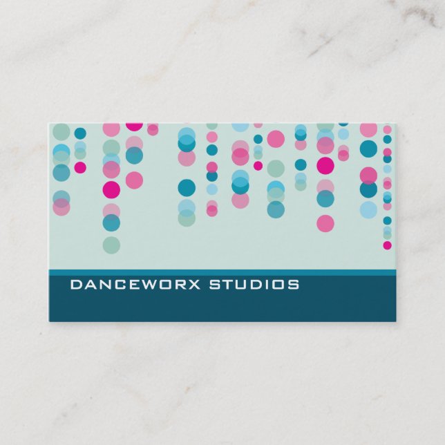 BUSINESS CARD trendy disco spots (Front)