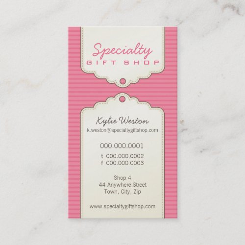 BUSINESS CARD :: trendy gifttag P8