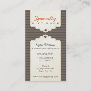 BUSINESS CARD :: trendy gifttag P9