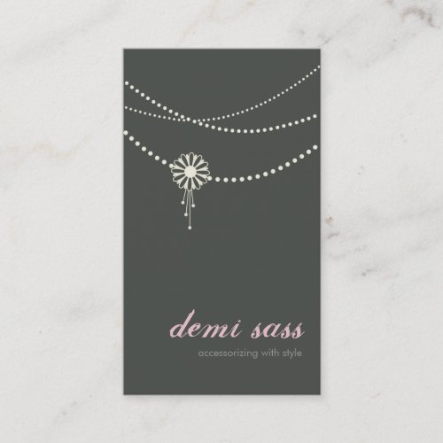 BUSINESS CARD trendy jewelry accessories