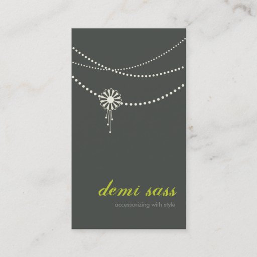 Customizable BUSINESS CARD trendy jewelry accessories
