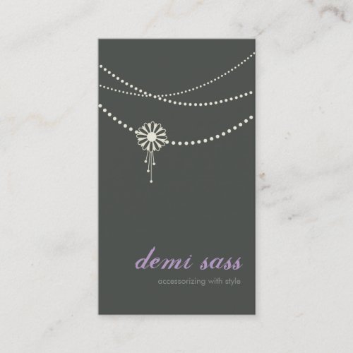 BUSINESS CARD trendy jewelry accessories