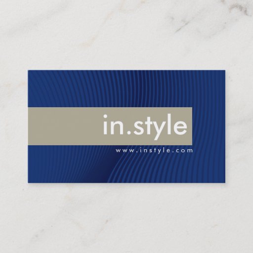 Customizable BUSINESS CARD :: trendy modern sway L1