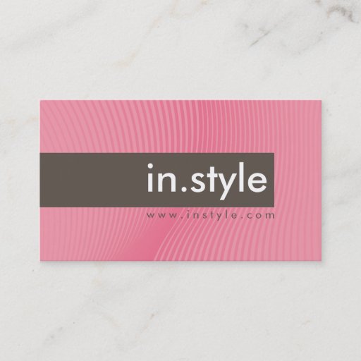 Customizable BUSINESS CARD :: trendy modern sway L10