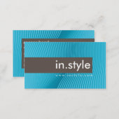 BUSINESS CARD :: trendy modern sway L13 (Front/Back)