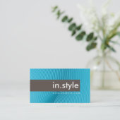 BUSINESS CARD :: trendy modern sway L13 (Standing Front)