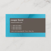 BUSINESS CARD :: trendy modern sway L13 (Back)