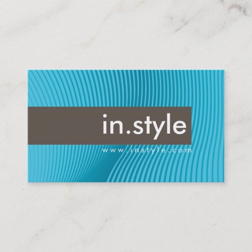 BUSINESS CARD :: trendy modern sway L13