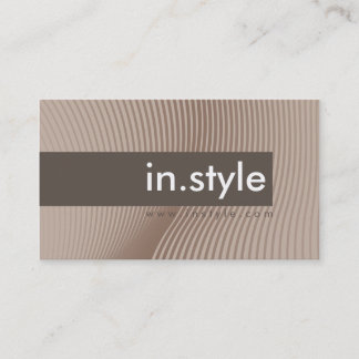 BUSINESS CARD :: trendy modern sway L4