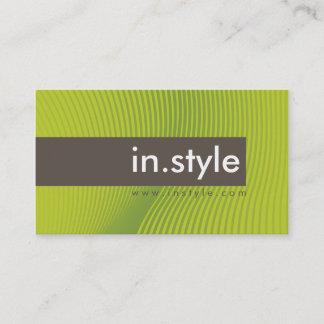 BUSINESS CARD :: trendy modern sway L6