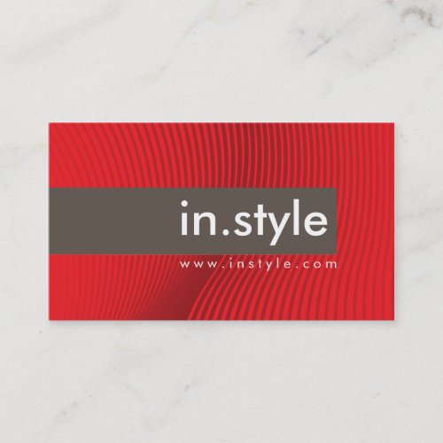 BUSINESS CARD :: trendy modern sway L7