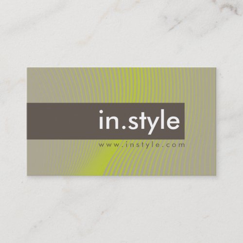 BUSINESS CARD :: trendy modern sway L8