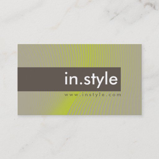 Customizable BUSINESS CARD :: trendy modern sway L8