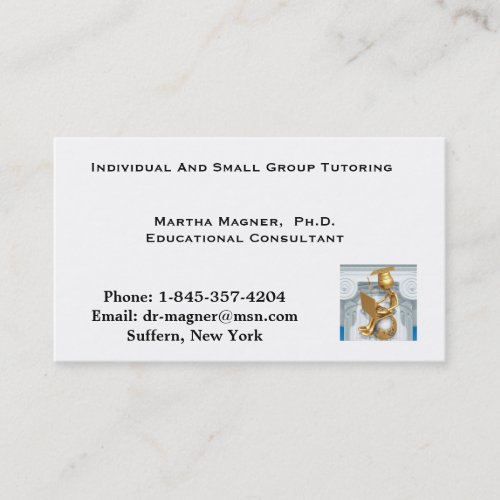 Business Card Tutoring