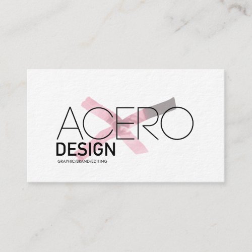 BUSINESS CARD ULTRA THICK EXAMPLE