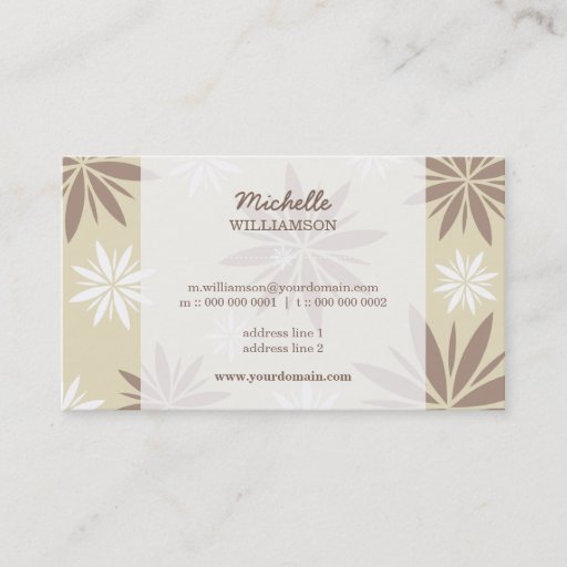 Customizable BUSINESS CARD :: vitality 1