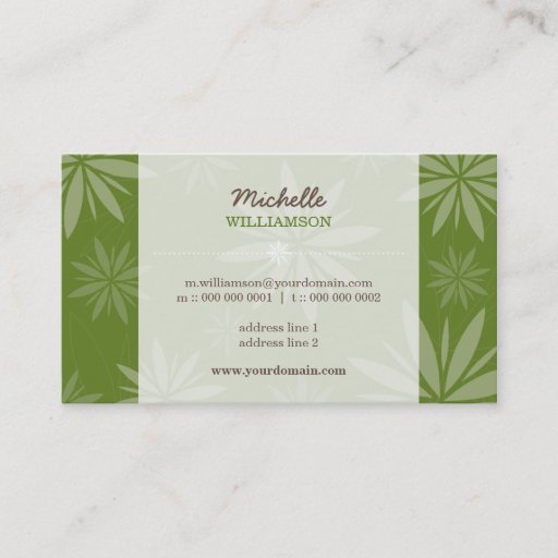 Customizable BUSINESS CARD :: vitality 11
