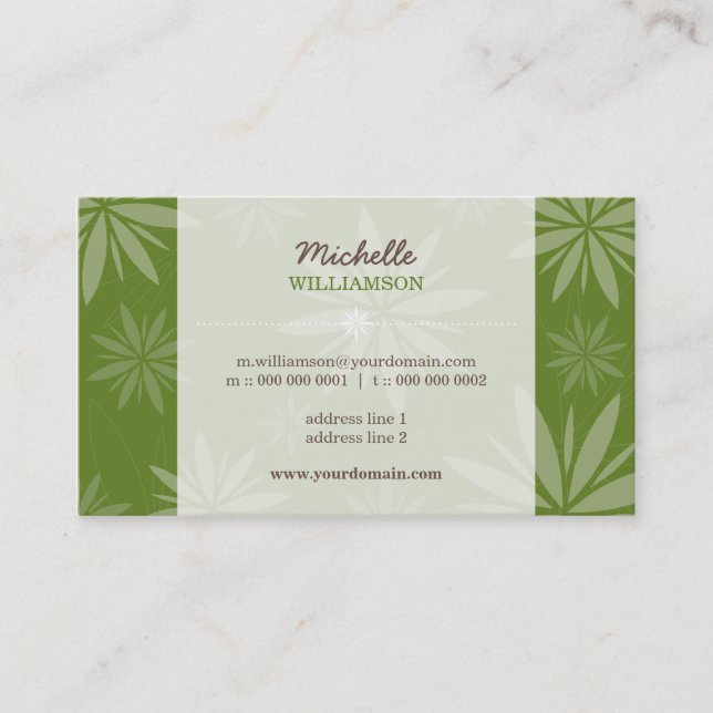 BUSINESS CARD :: vitality 11 (Front)