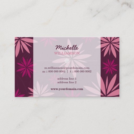 Customizable BUSINESS CARD :: vitality 6