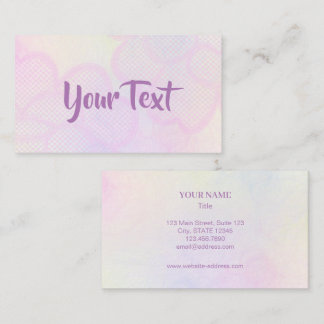 Business Card -  Watercolor