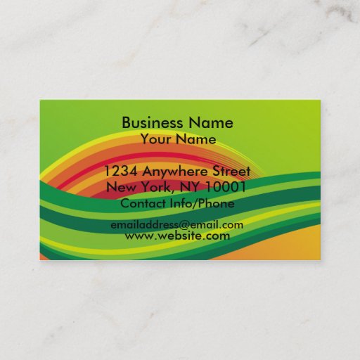 Customizable Business Card Watermelon