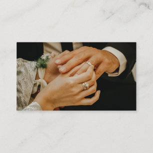 Business Card, Wedding Celebrant sleek and simple  Card