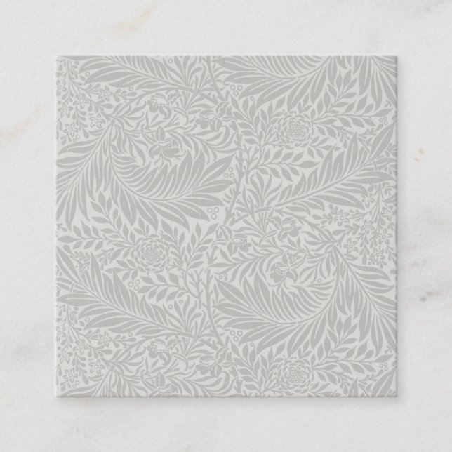 BUSINESS CARD : WILLIAM MORRIS : LARKSPUR (Front)