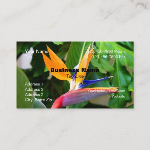 Business Card with a Flower _ HAMbyWG