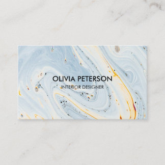 Business card with background bright style