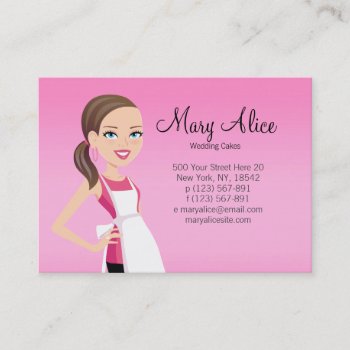 Business Card With Character - Culinary 2 by ArtbyMonica at Zazzle