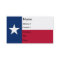 Business Card with Flag of Texas U.S.A.