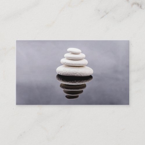 Business card with perfect balance