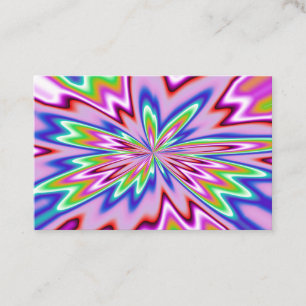 Business Card with psychedilc