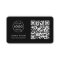 Business Card with QR Code | Black Modern Design