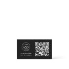 Business Card with QR Code | Black Modern Design