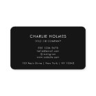 Business Card with QR Code | Black Modern Design