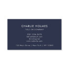 Business Card with QR Code | Navy Blue Design