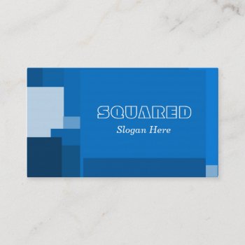 Business Card With Squares Design by Kjpargeter at Zazzle